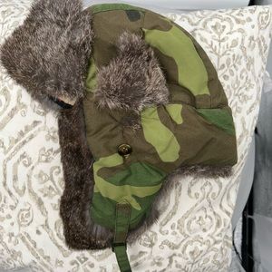 Mad Bomber Camo Flapper Hat